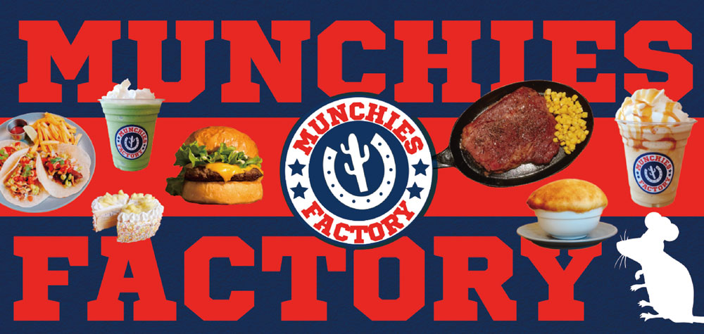 MUNCHES FACTORY 3つ折りリーフレットデザイン